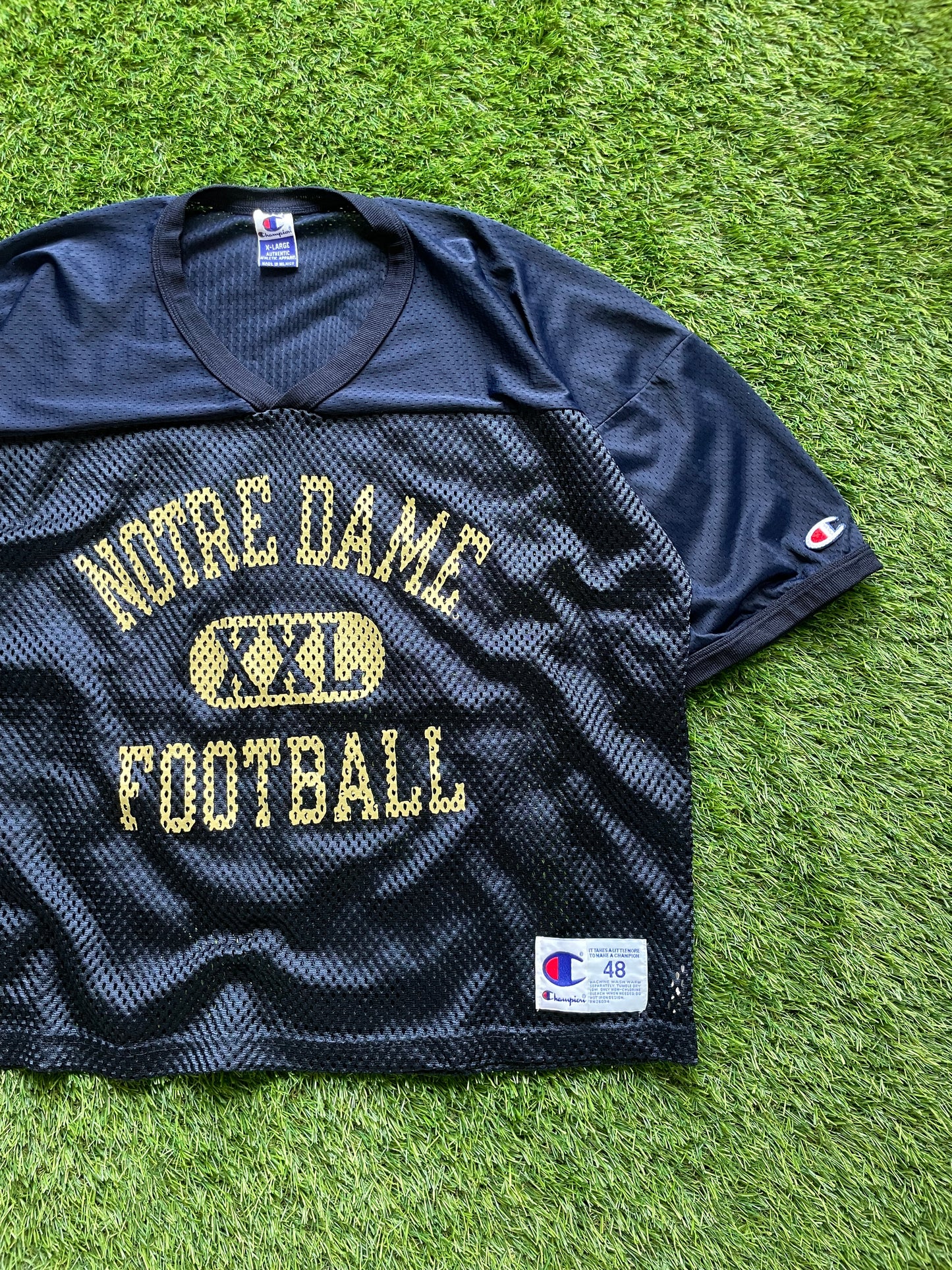 Vintage Notre Dame Football Jersey XLarge