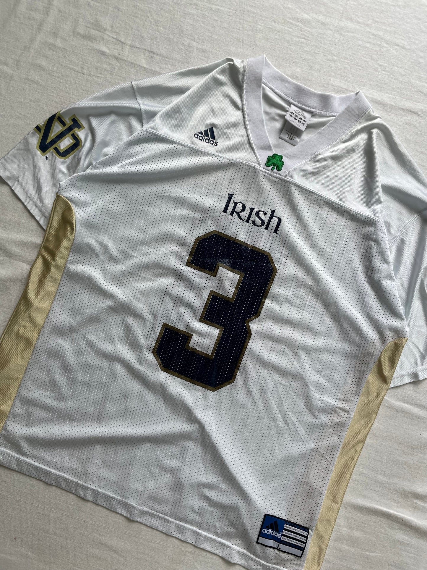 Vintage Notre Dame Football Jersey Large