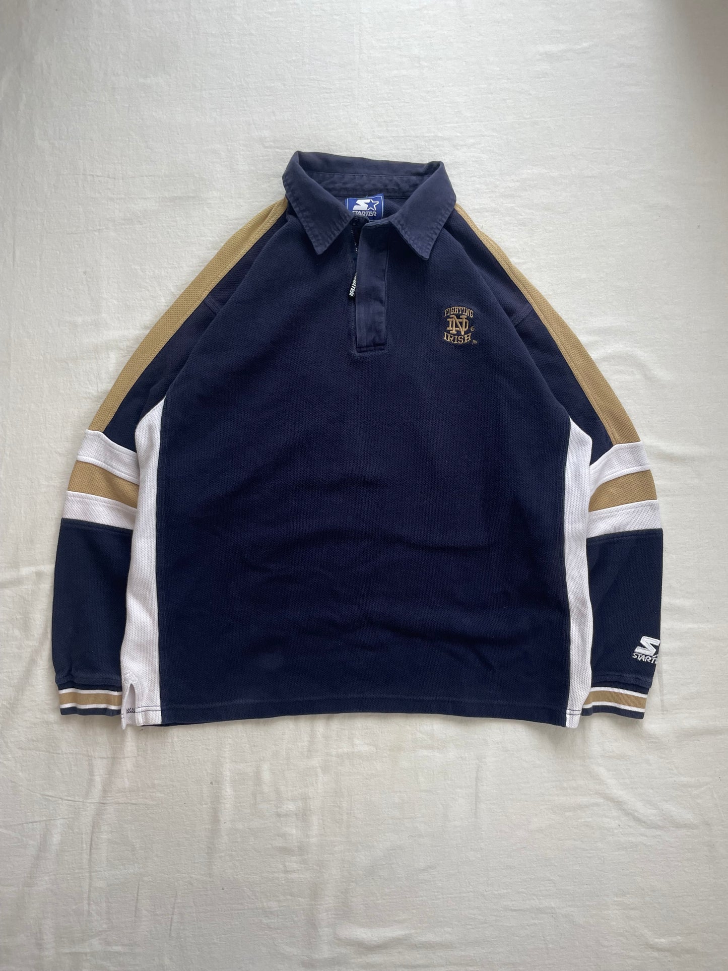 Vintage Notre Dame Rugby Polo Large/XLarge