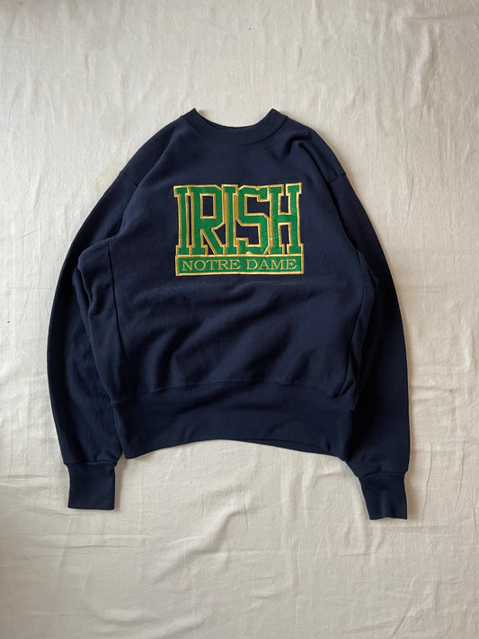 Vintage Notre Dame Irish Crewneck Medium