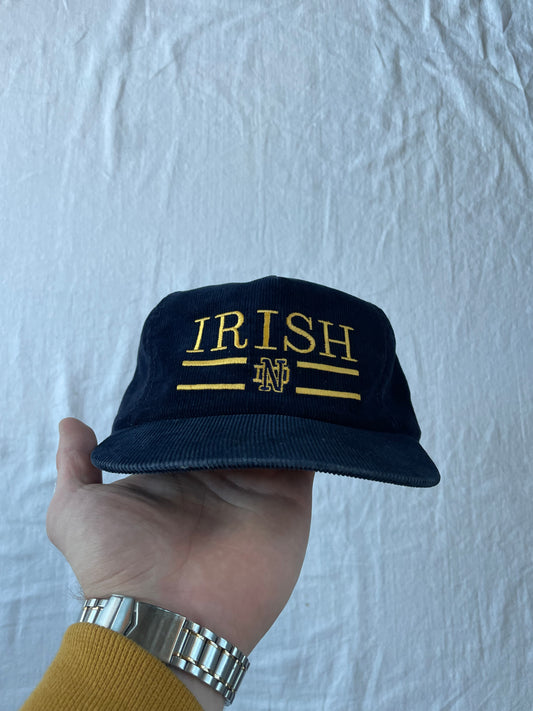 Vintage Notre Dame Corduroy Hat