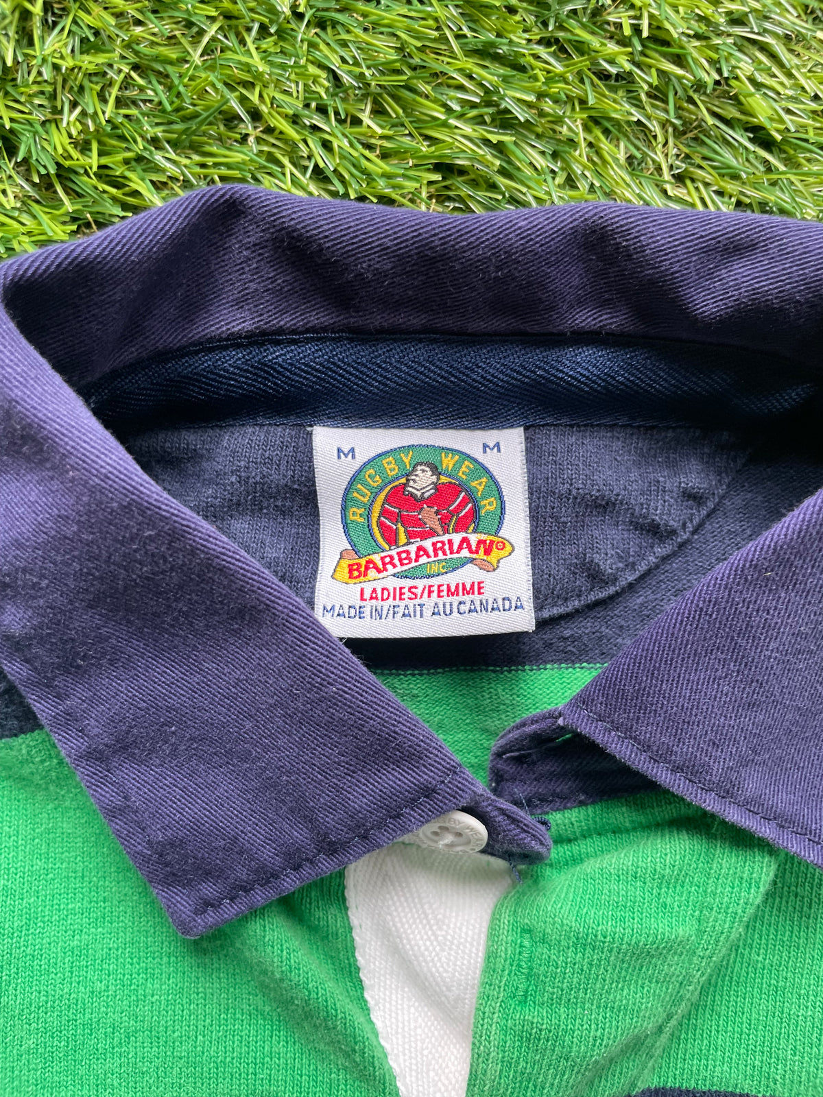 Vintage Notre Dame Rugby Polo Ladies Medium