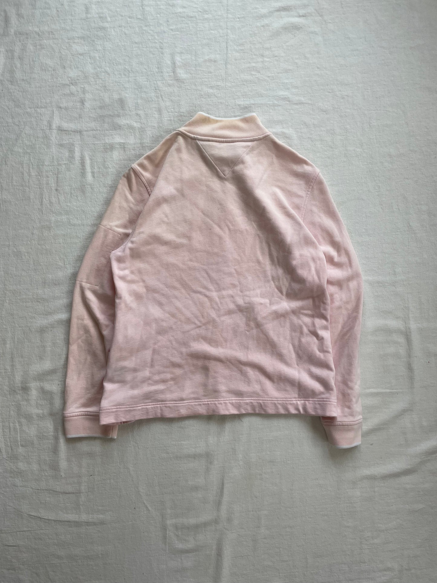 Vintage Notre Dame Tommy Hilfiger Womens Pink Zip Up Medium