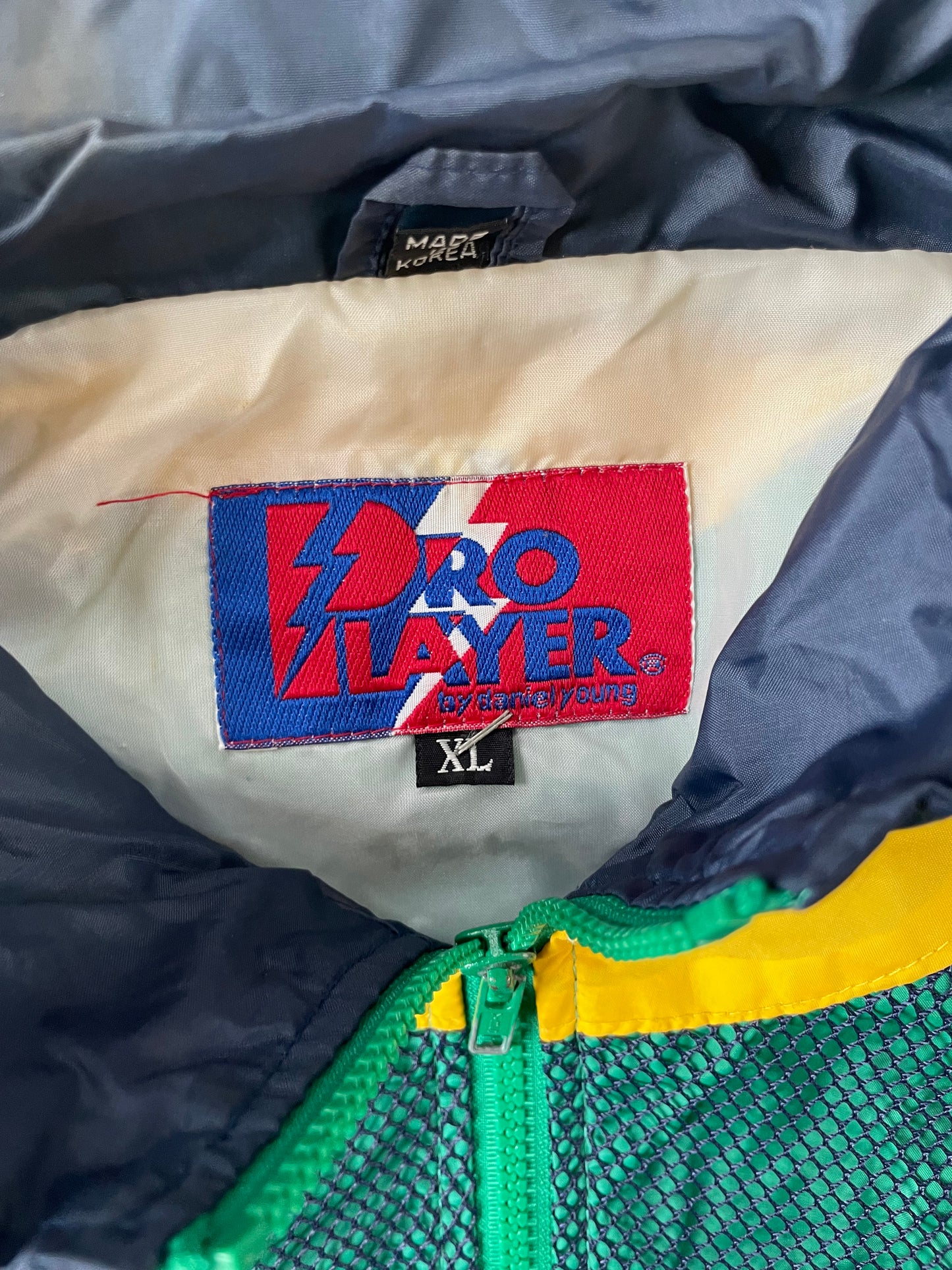 Vintage Notre Dame Windbreaker Jacket XLarge