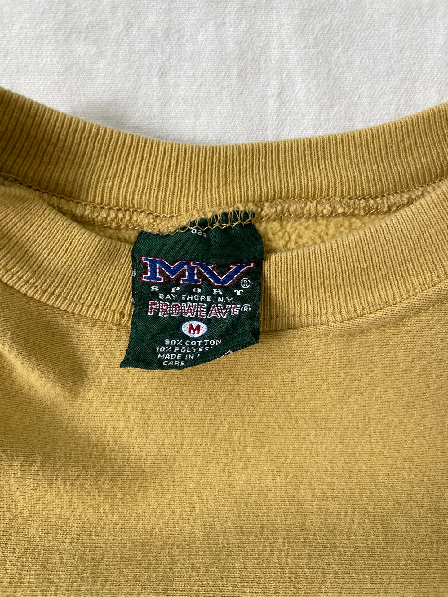 Vintage Notre Dame Gold Crewneck Medium
