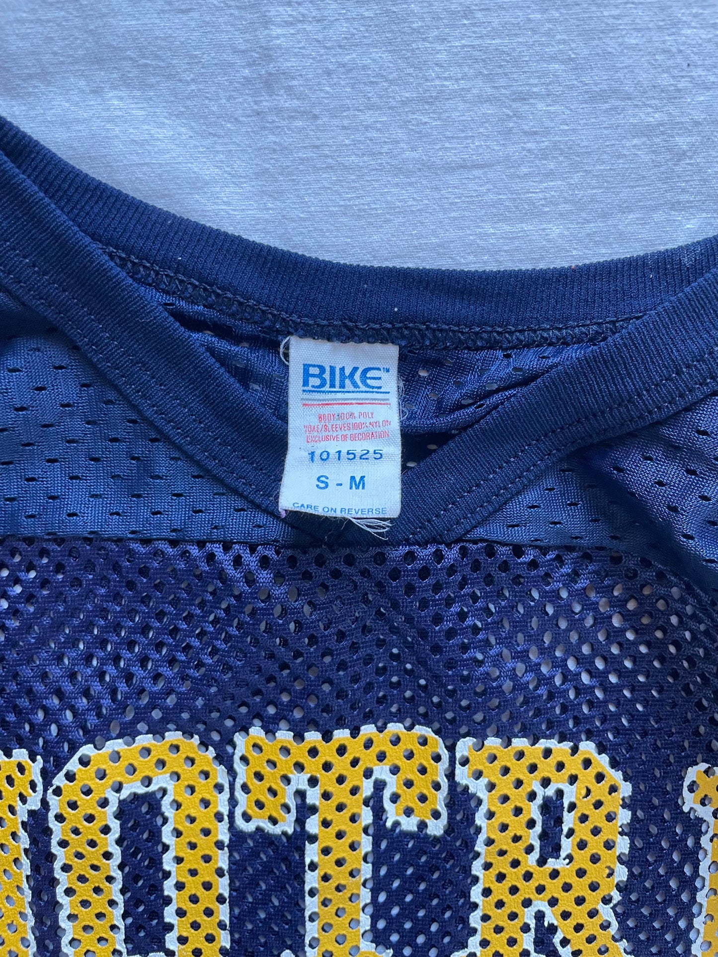 Vintage Notre Dame Cropped Practice Jersey Small/Medium