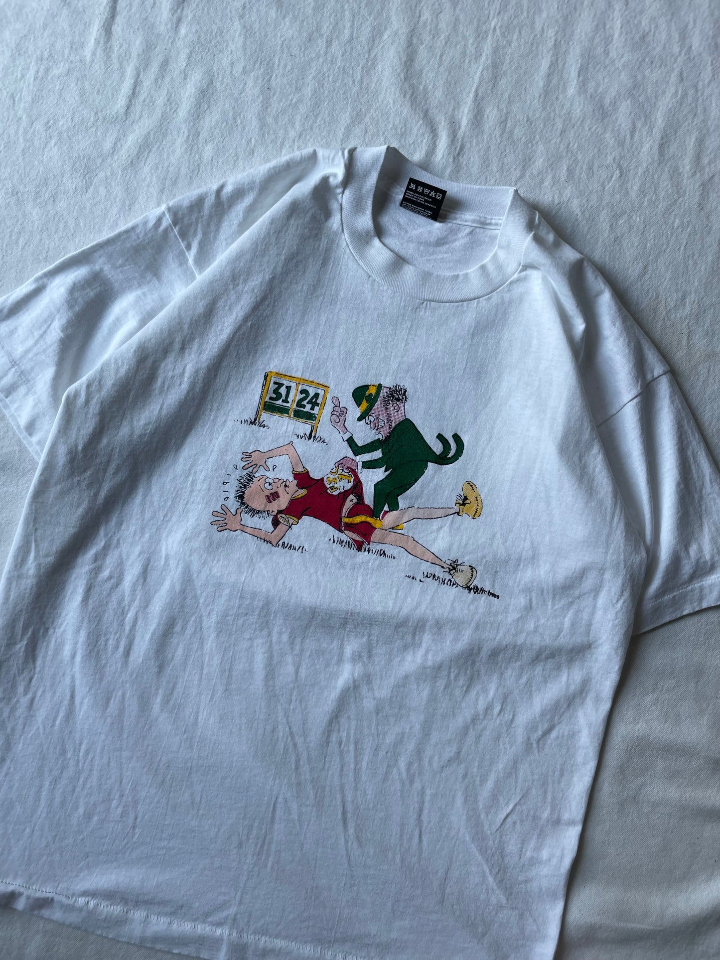 Vintage Notre Dame vs. Florida State Character Tee Medium