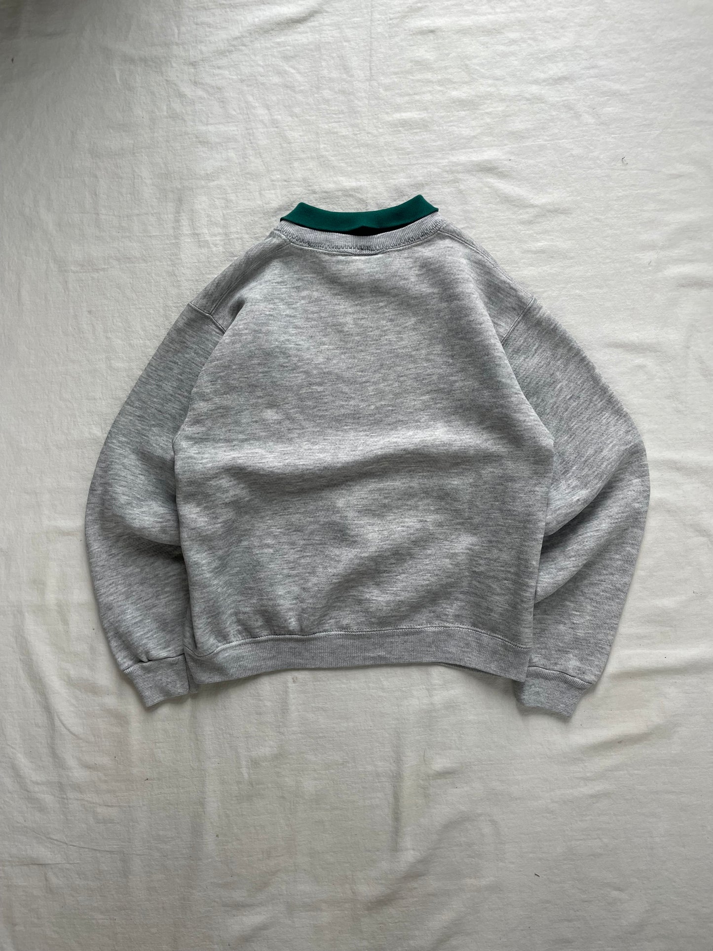 Vintage Notre Dame Rugby Polo Sweatshirt Small