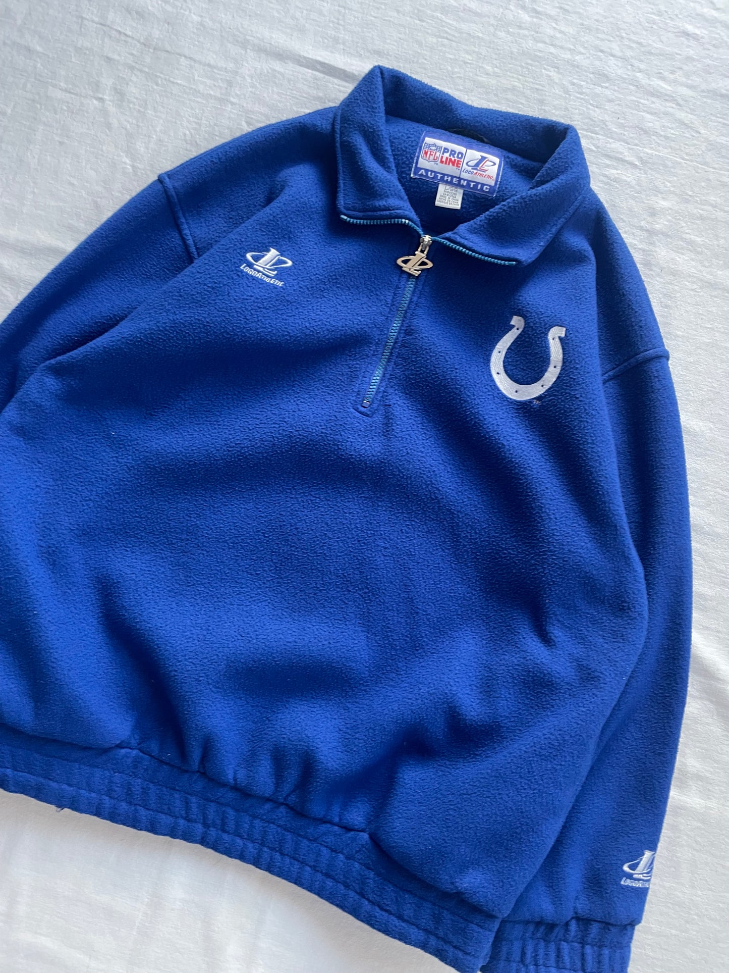 Vintage Indianapolis Colts Quarter Zip Large