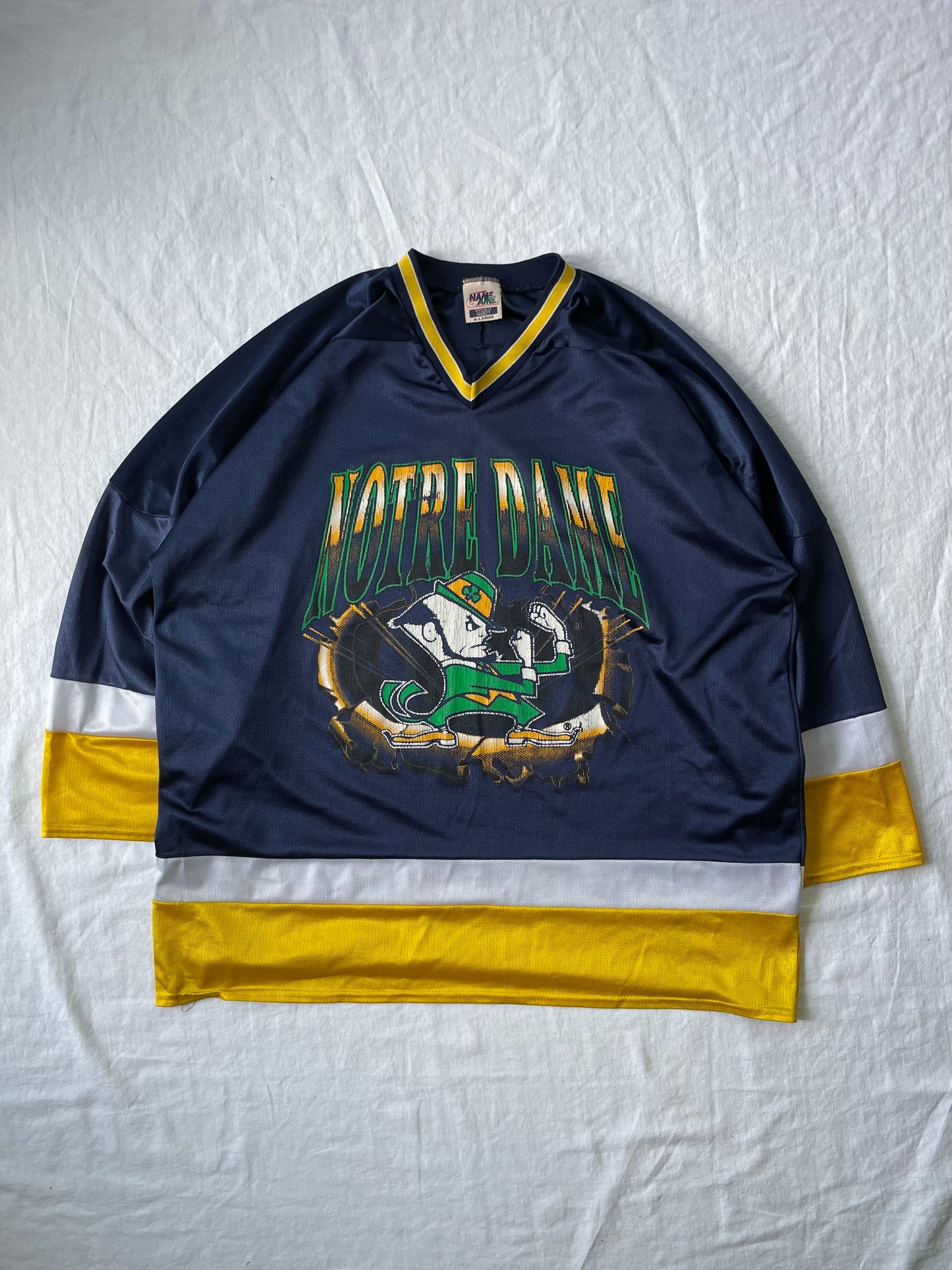 Vintage Notre Dame Hockey Jersey XLarge/2XL