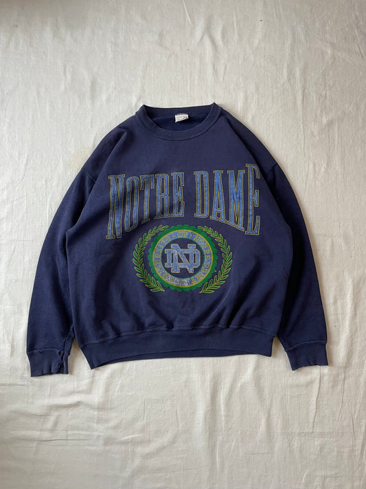 Vintage Notre Dame Crewneck Large