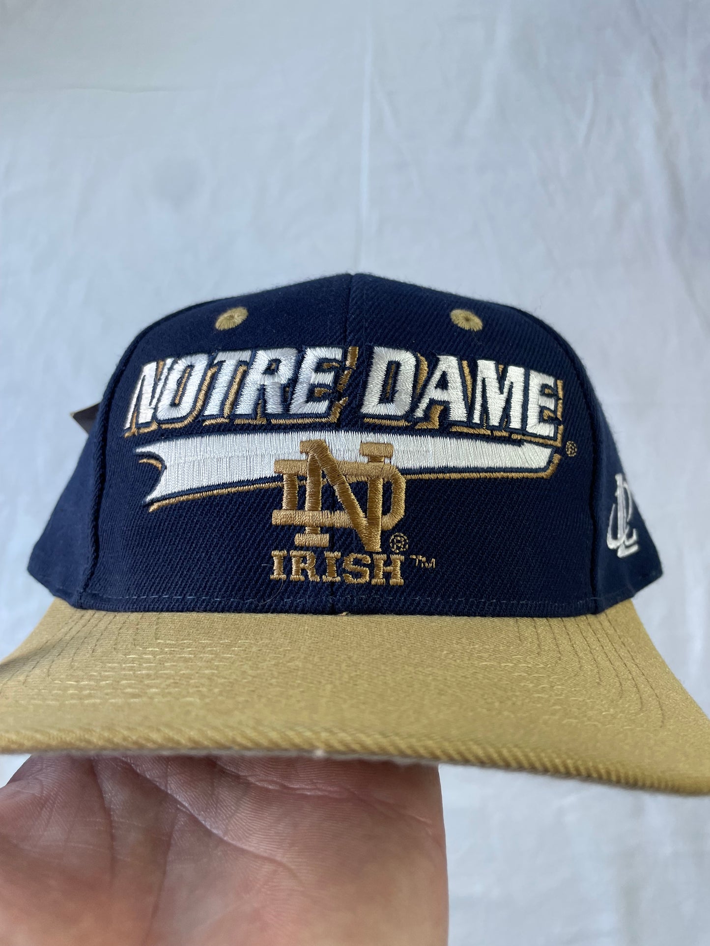 Vintage Notre Dame Logo Athletic Hat Brand New
