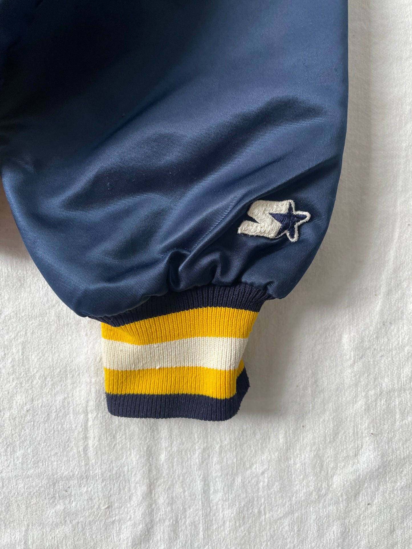 Vintage Notre Dame Starter Satin Jacket Large