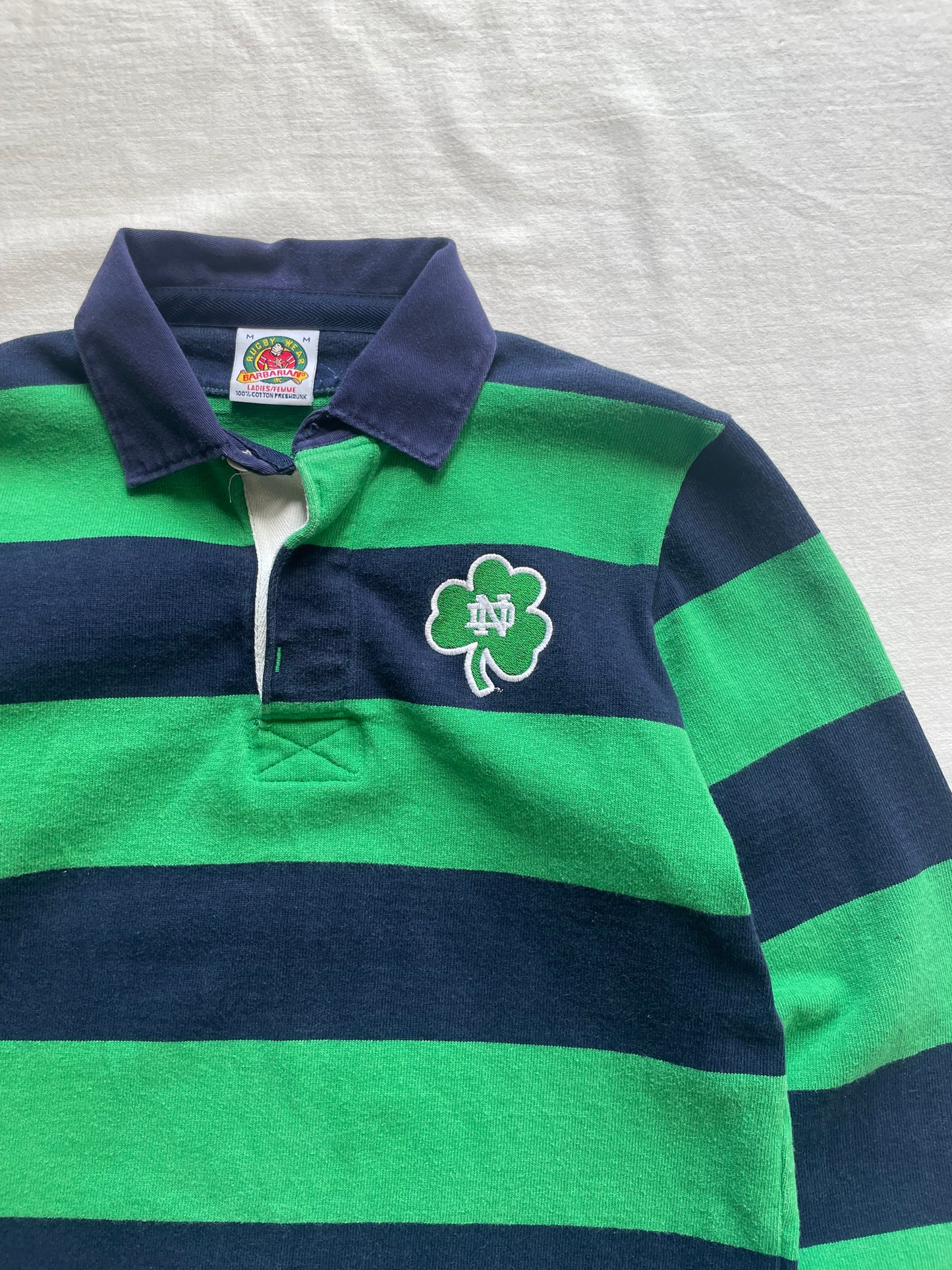 Vintage Notre Dame Rugby Polo Women’s Medium
