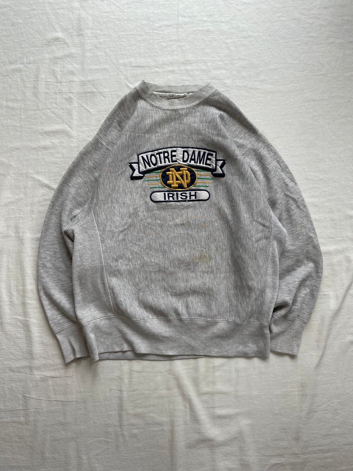 Vintage Notre Dame Irish Crewneck XLarge