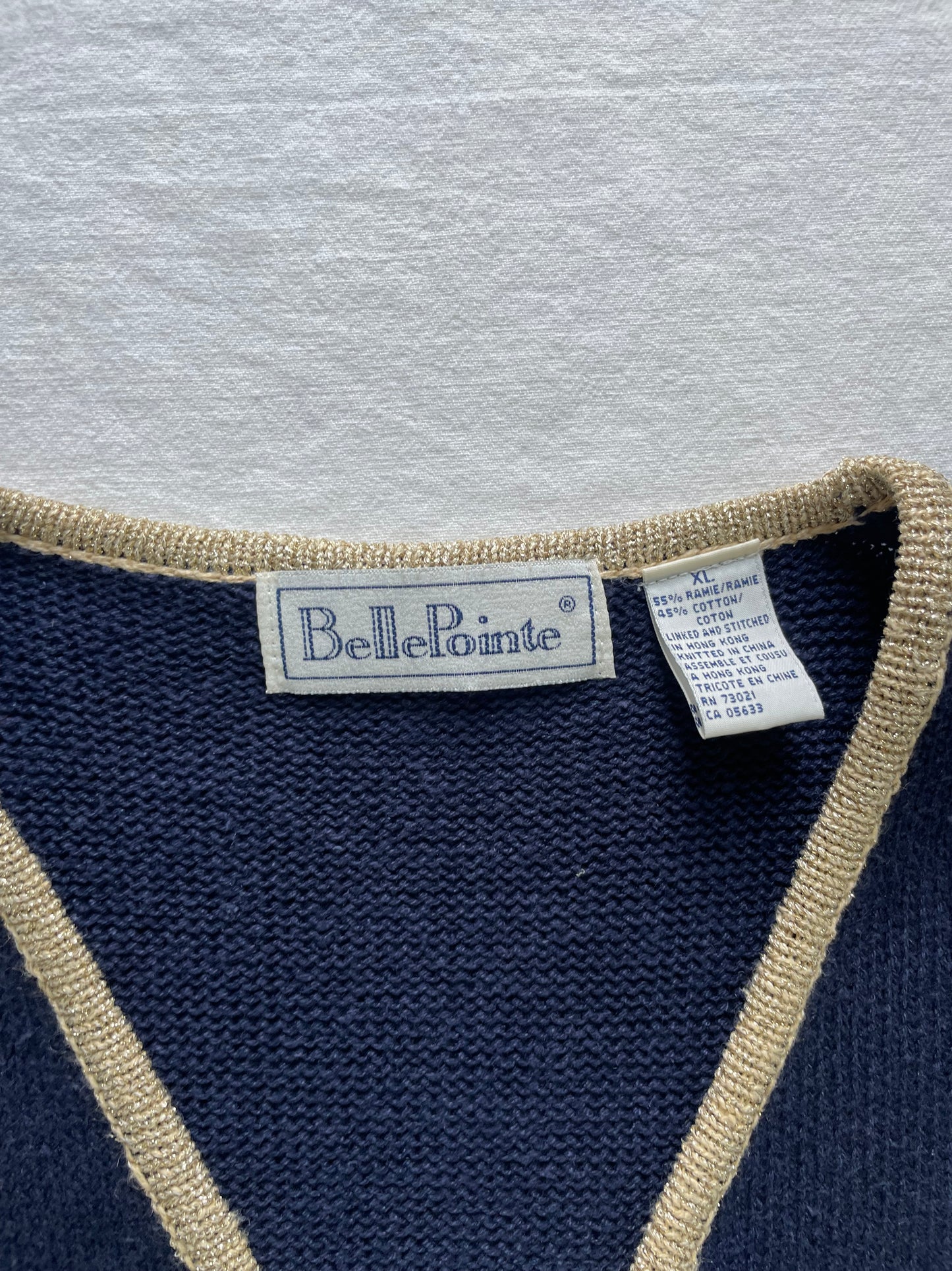 Vintage Notre Dame Sweater Vest XLarge