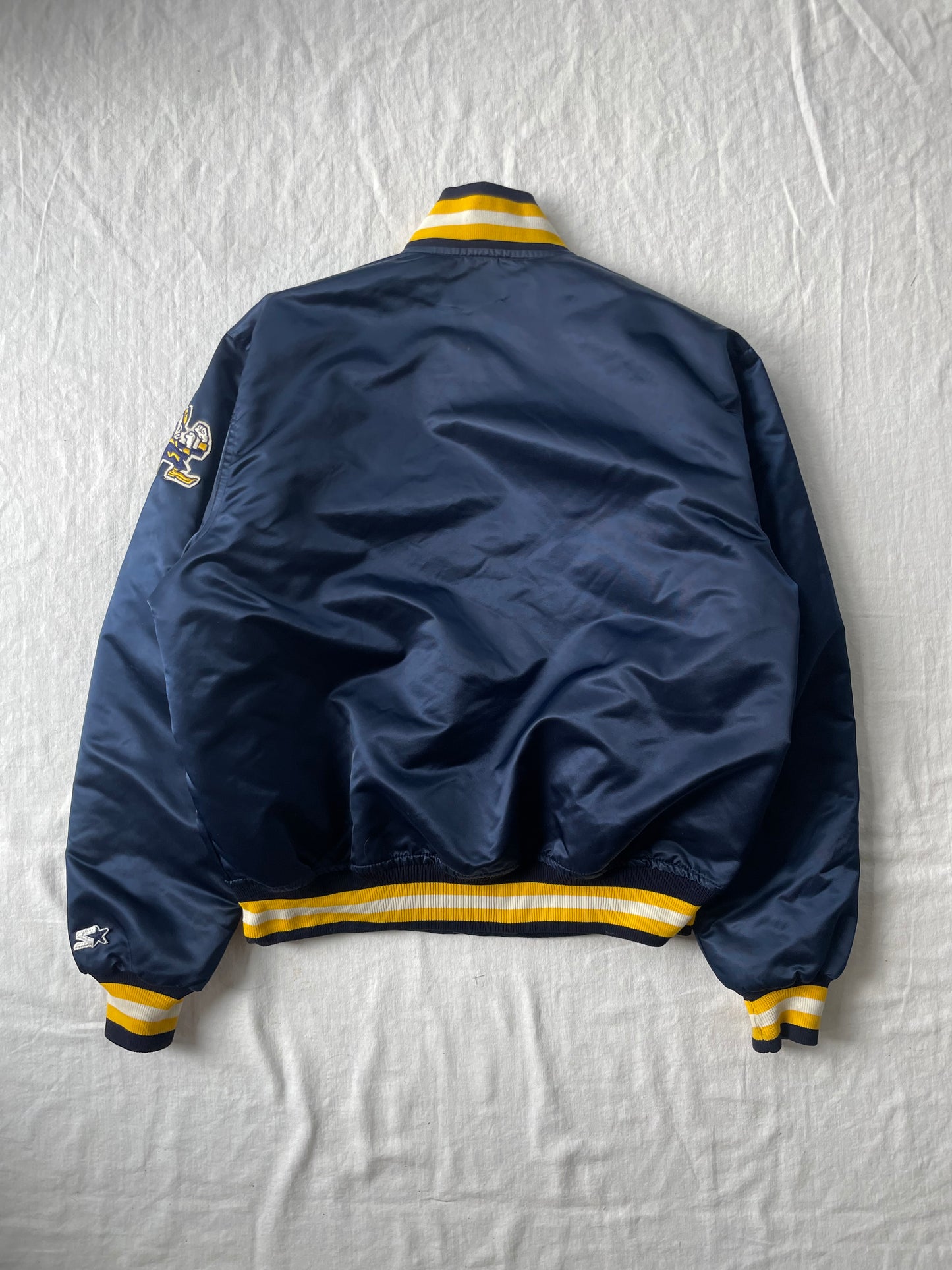 Vintage Notre Dame Starter Satin Jacket XLarge