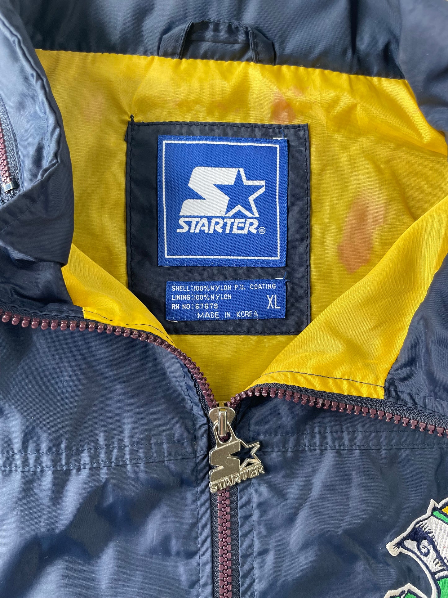 Vintage Notre Dame Windbreaker Jacket XLarge