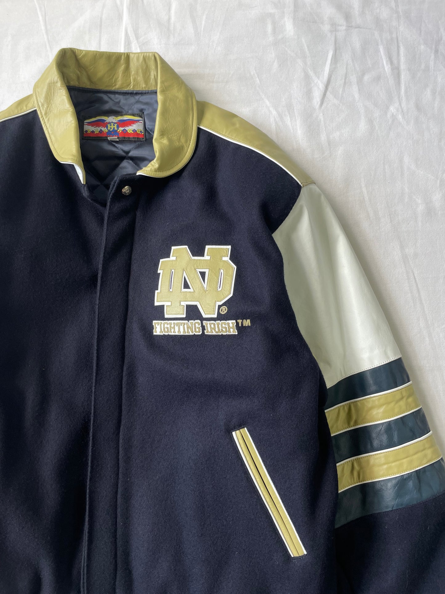 Vintage Notre Dame Jeff Hamilton Jacket XL