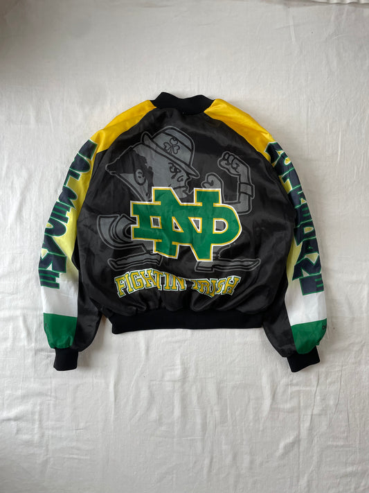 Vintage Notre Dame Bomber Jacket Medium/Large