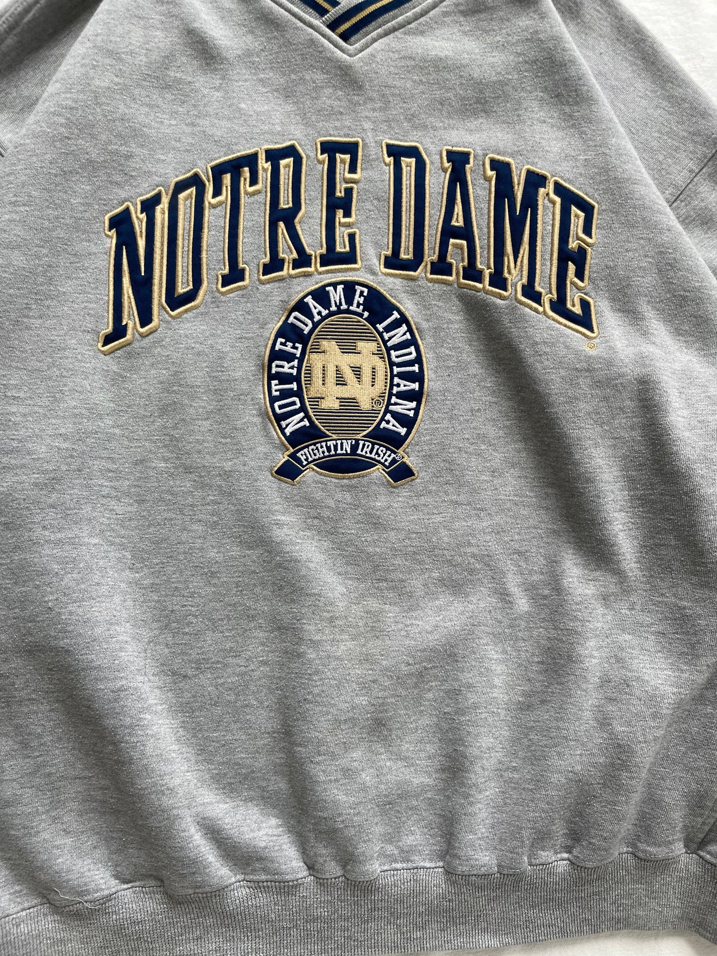 Vintage Notre Dame Crewneck Large