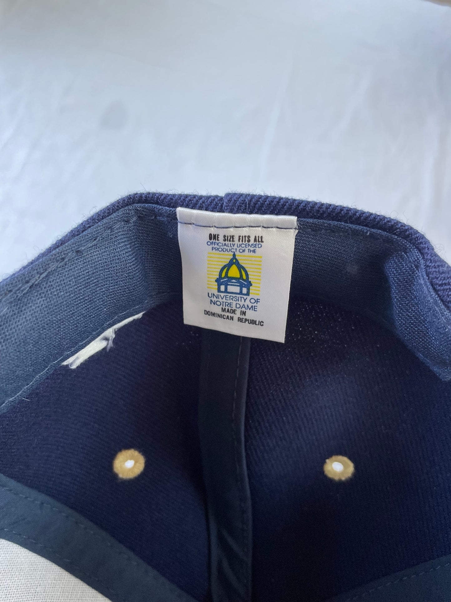 Vintage Notre Dame Logo Athletic Hat Brand New