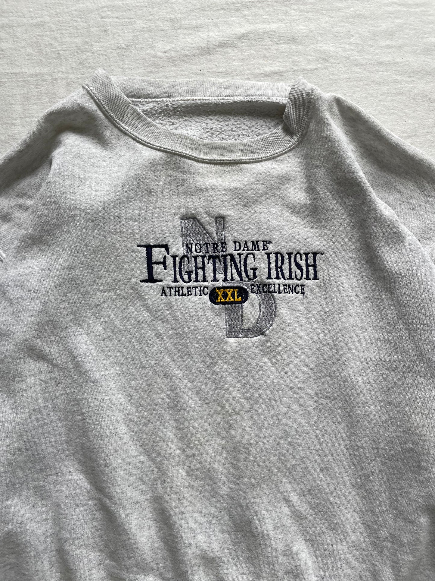 Vintage Notre Dame Fighting Irish Crewneck Large