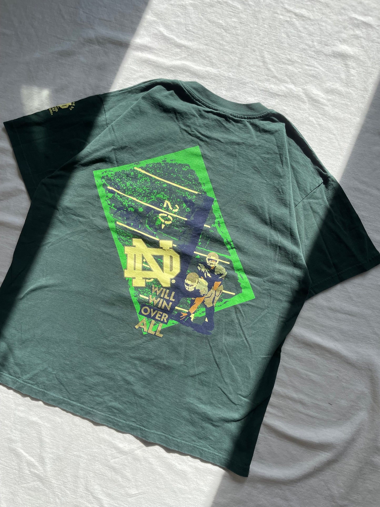 Vintage 1996 Notre Dame The Shirt XLarge