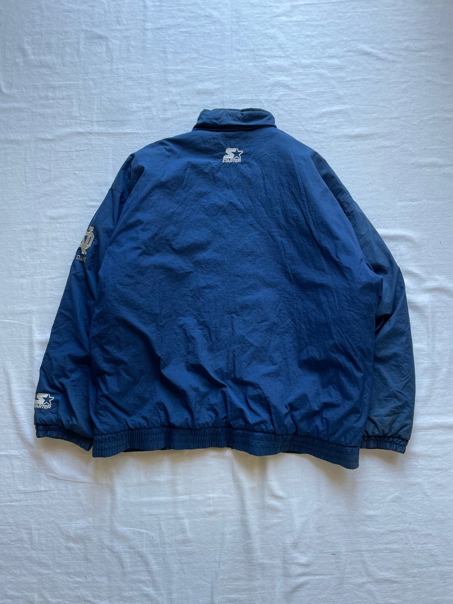 Vintage Notre Dame Fighting Irish Puffer Jacket Large/XLarge