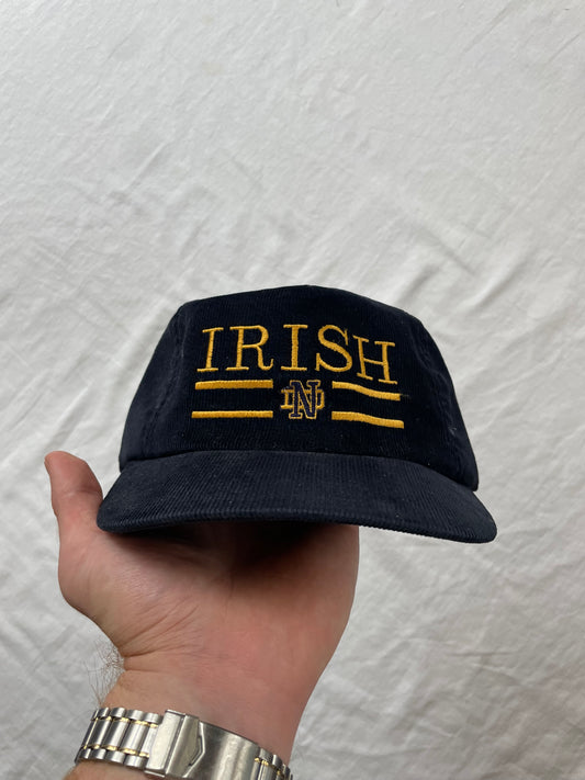 Vintage Notre Dame Corduroy Hat