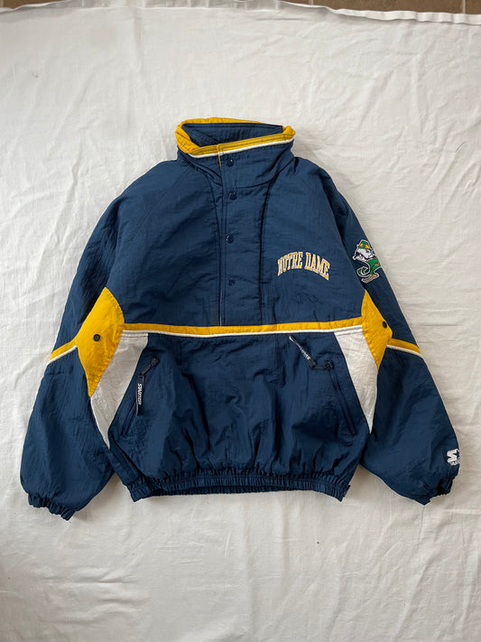 Vintage Notre Dame Puffer Jacket Large