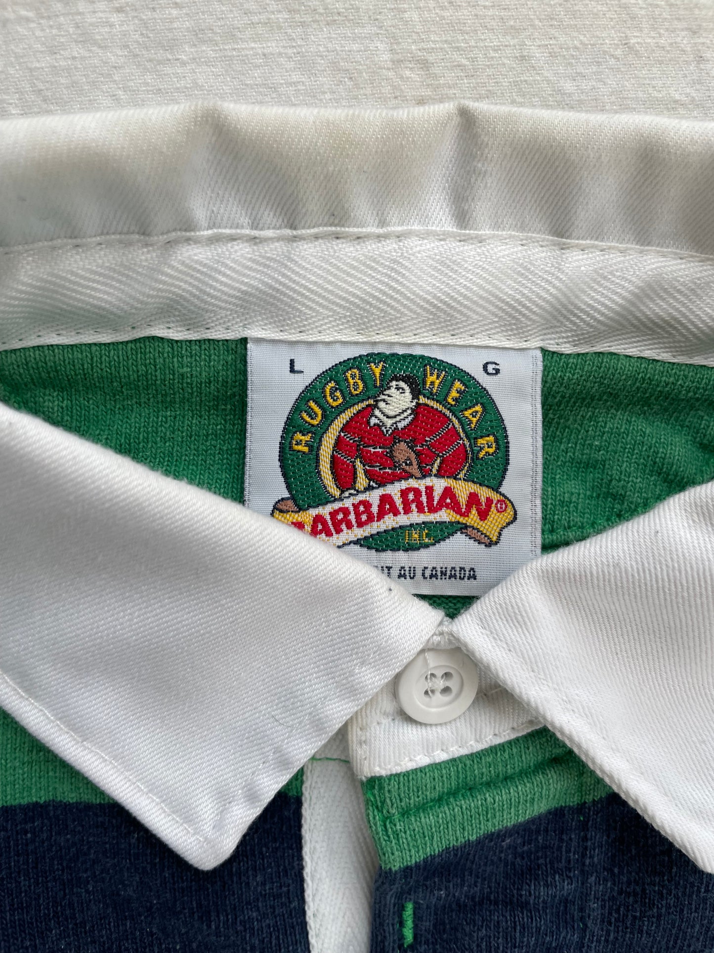 Vintage Notre Dame Rugby Polo Men’s Large