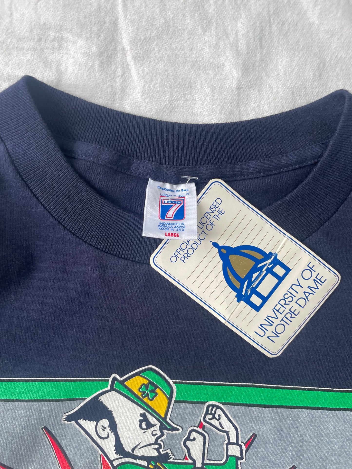 Vintage Notre Dame Tee Large