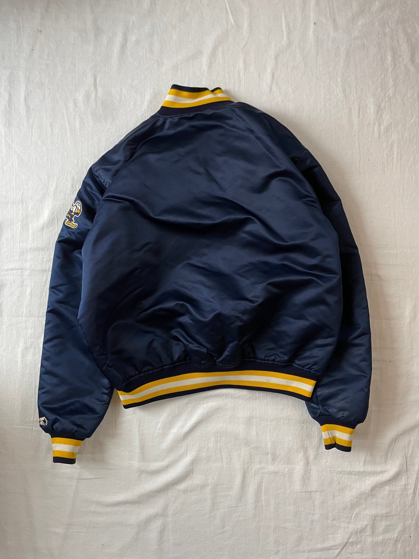 Vintage Notre Dame Starter Stain Jacket XLarge