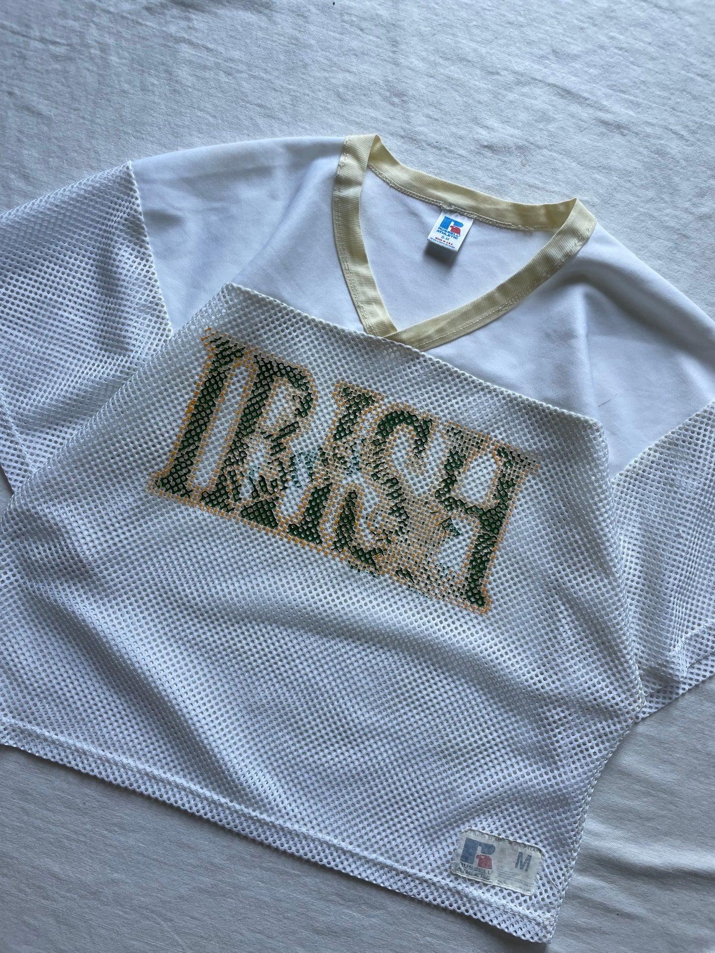 Vintage Notre Dame Irish Cropped Practice Jersey Medium
