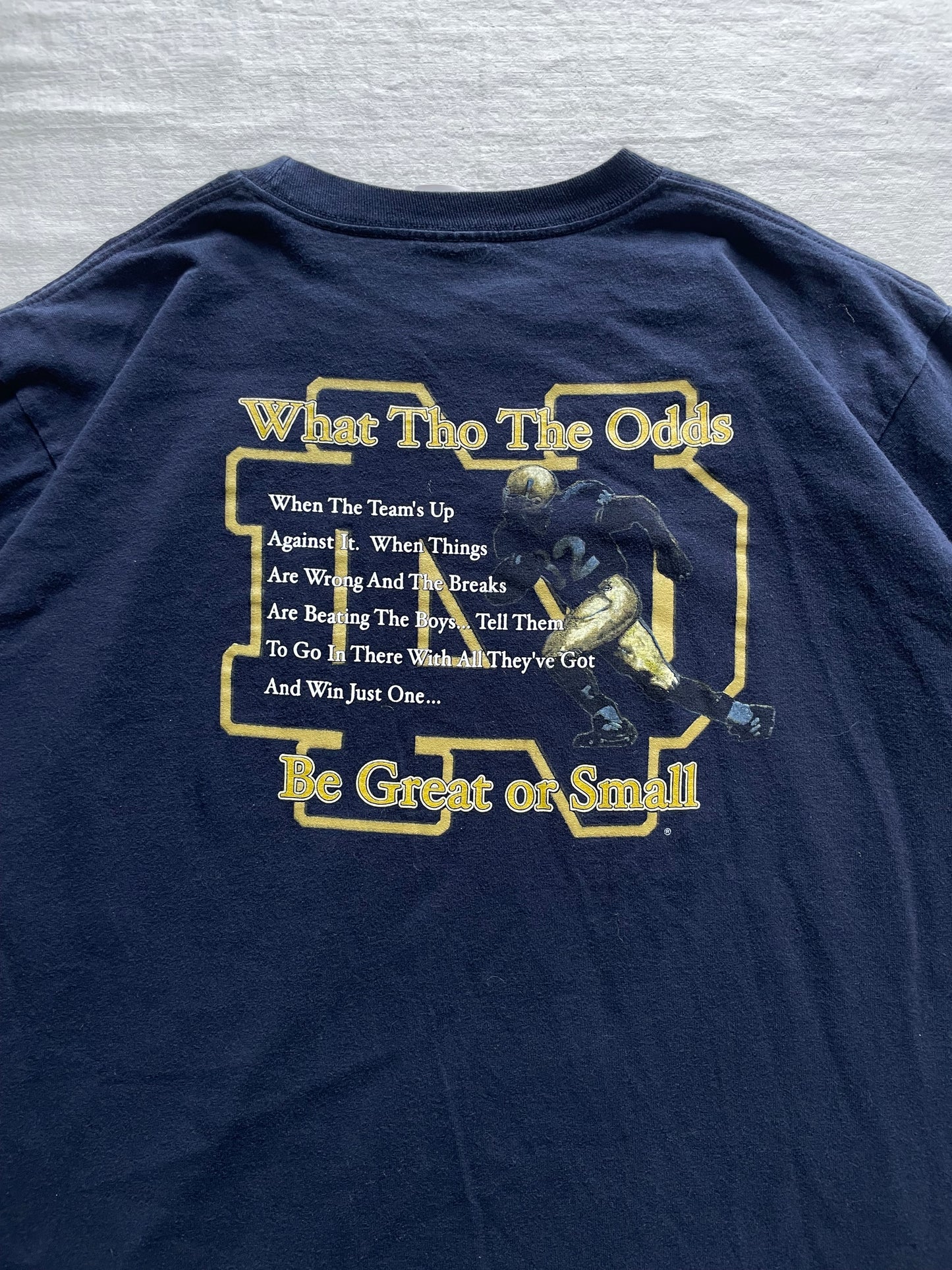 Vintage 2001 Notre Dame “The Shirt” Large