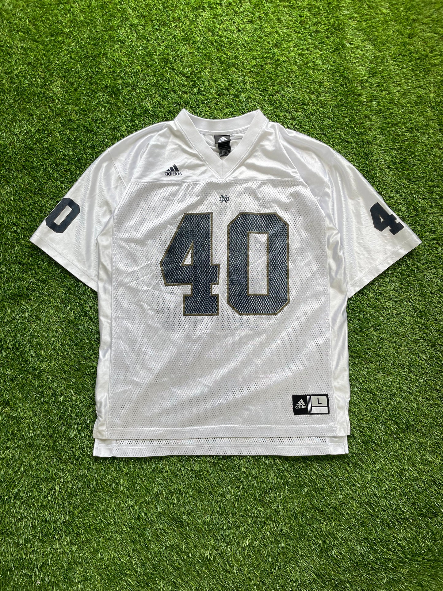Vintage Notre Dame #40 Football Jersey Large