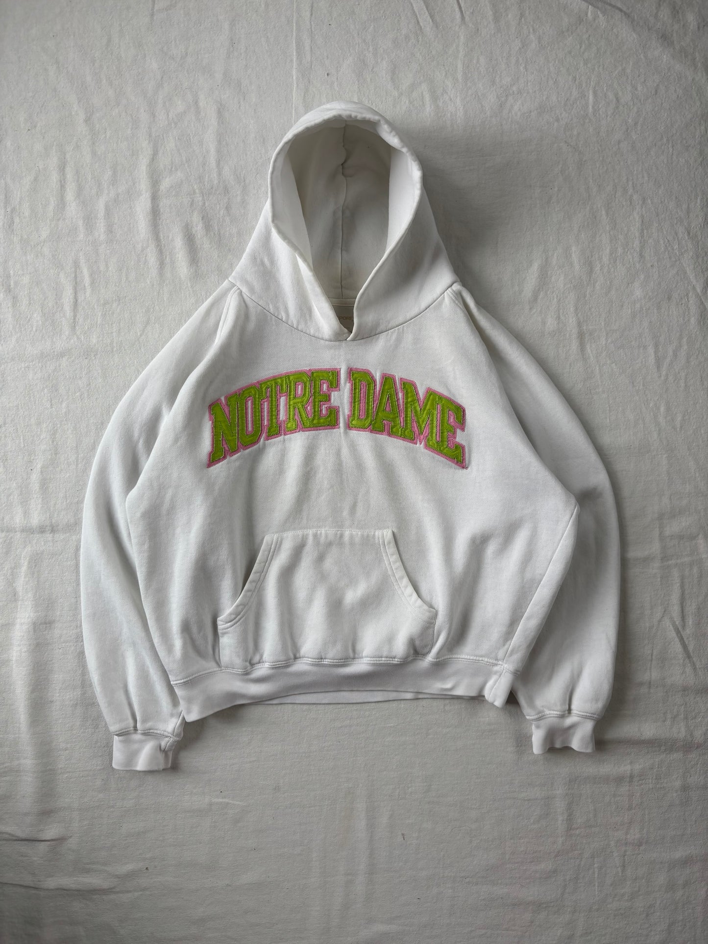Vintage Notre Dame Hoodie Womens Large