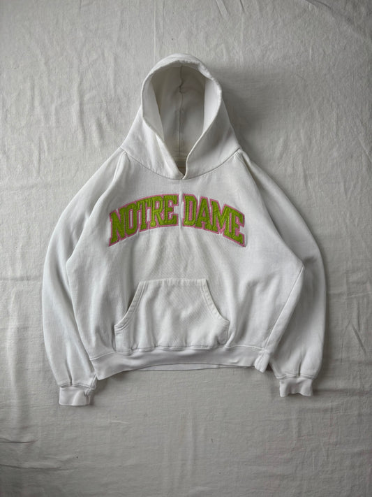 Vintage Notre Dame Hoodie Womens Large