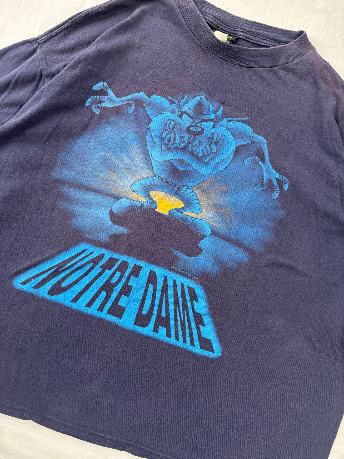 Vintage Notre Dame Taz Tee XLarge