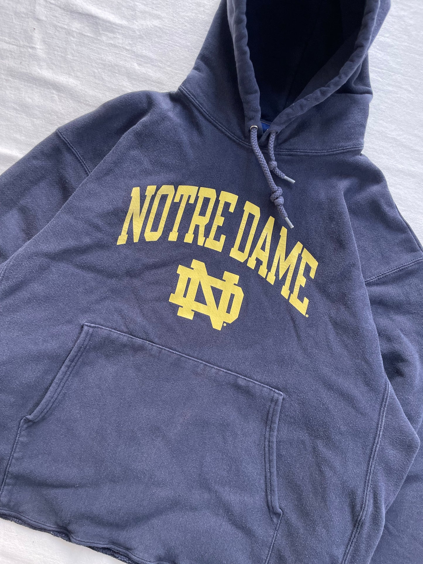 Vintage Notre Dame Hoodie XLarge