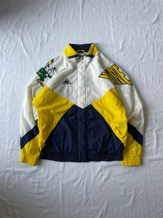 Vintage Notre Dame Apex Windbreaker Jacket Medium