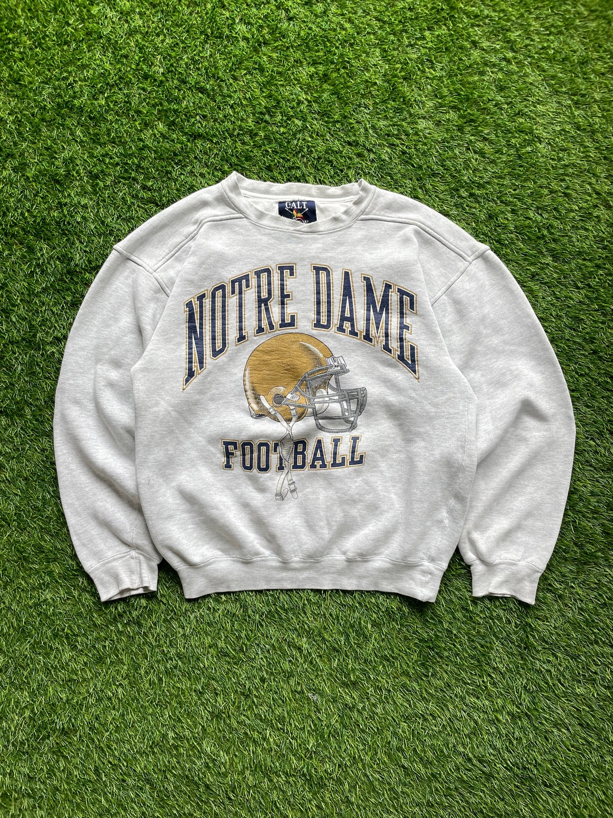 Vintage Notre Dame Football Crewneck Small