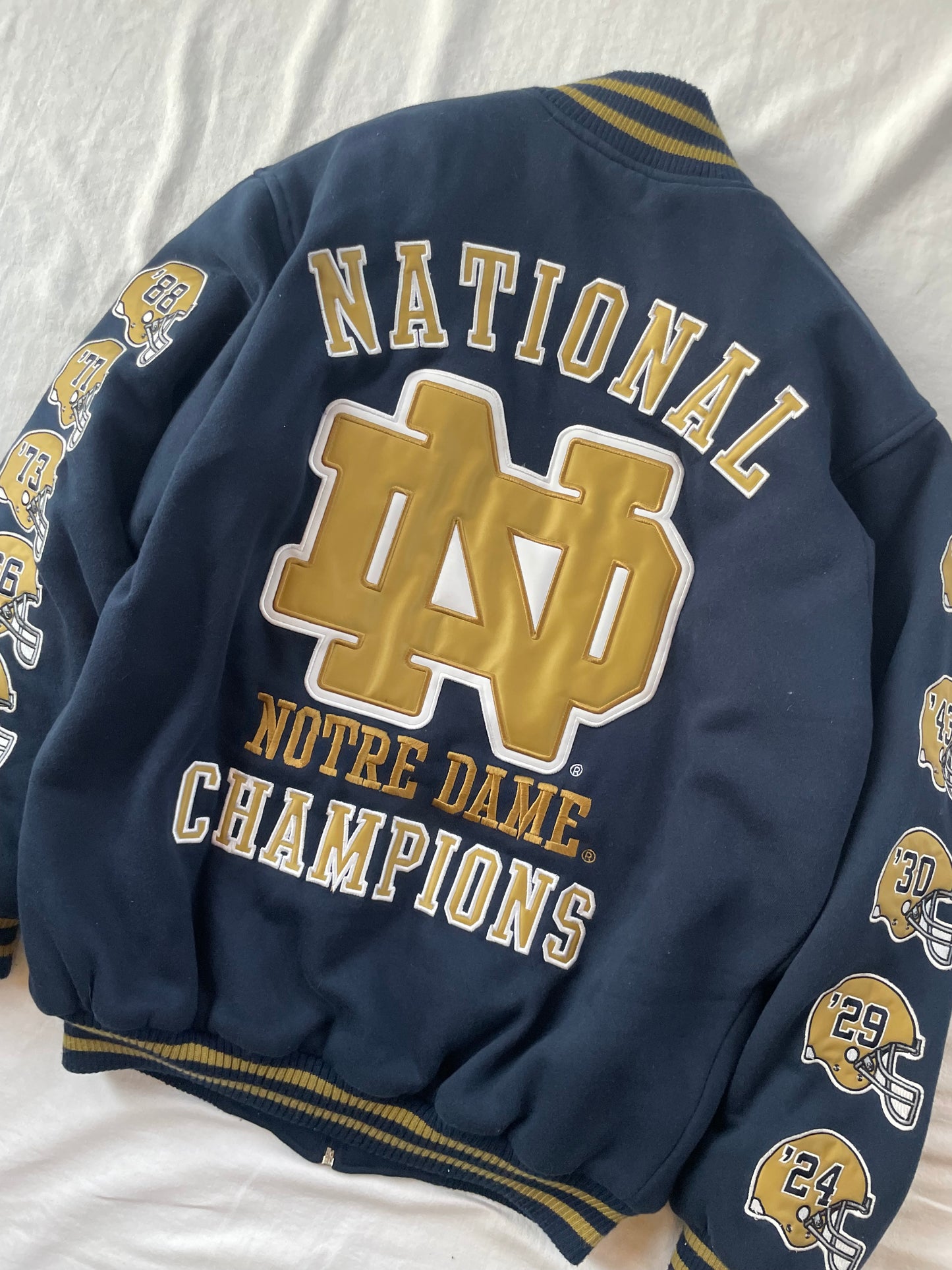 Vintage Notre Dame National Champions Jacket Medium