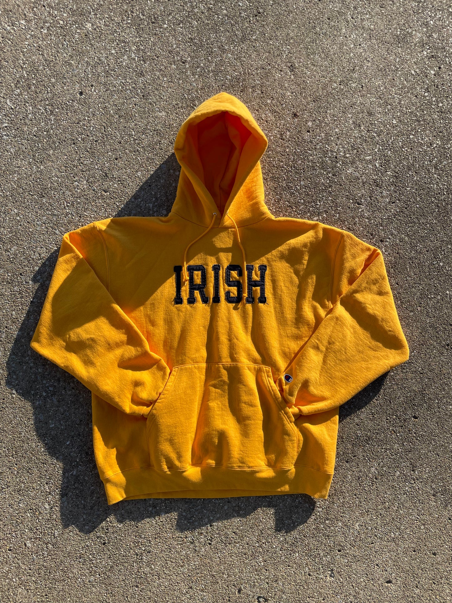 Gold notre dame clearance hoodie