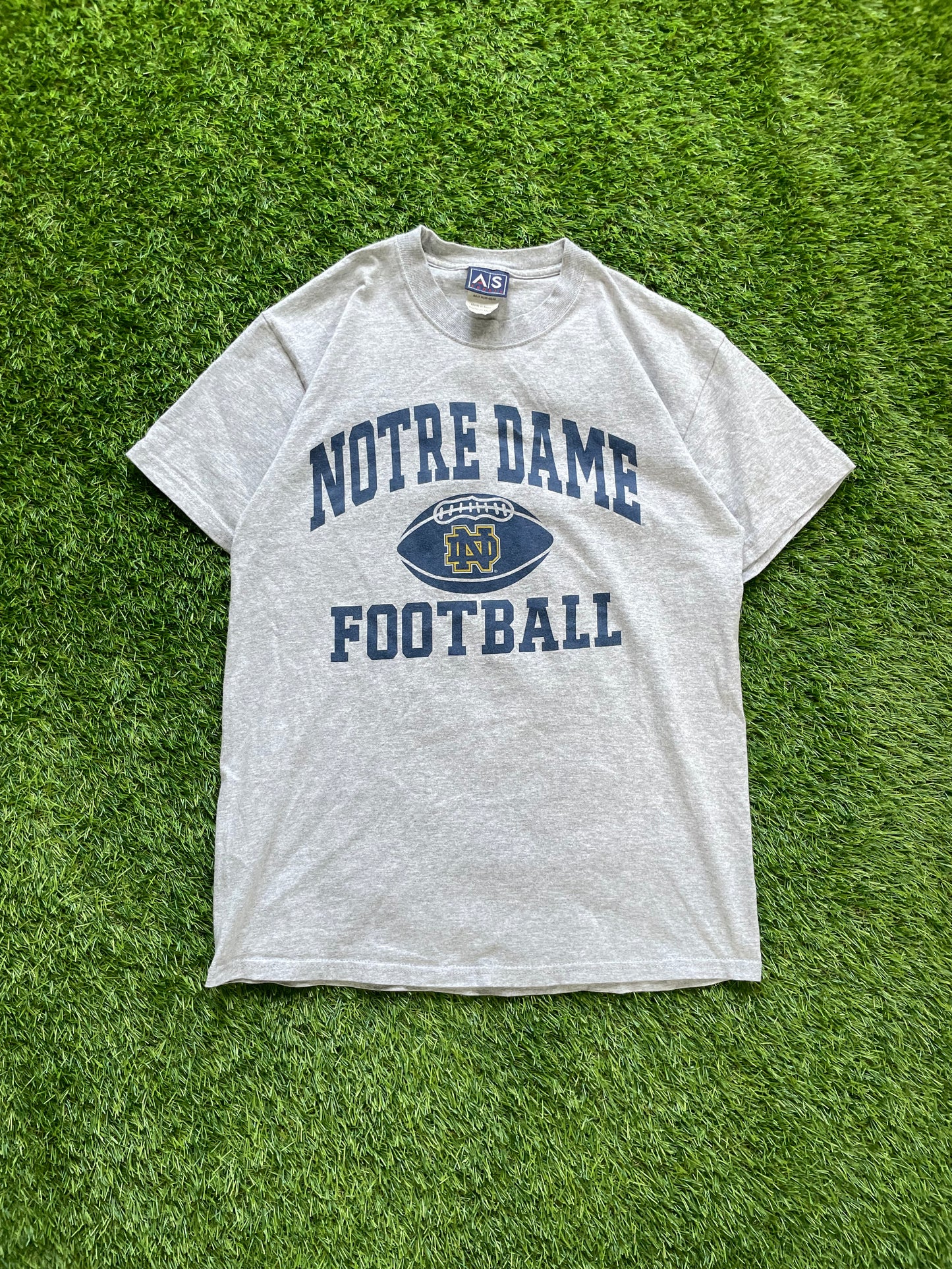 Vintage Notre Dame Football Tee Medium