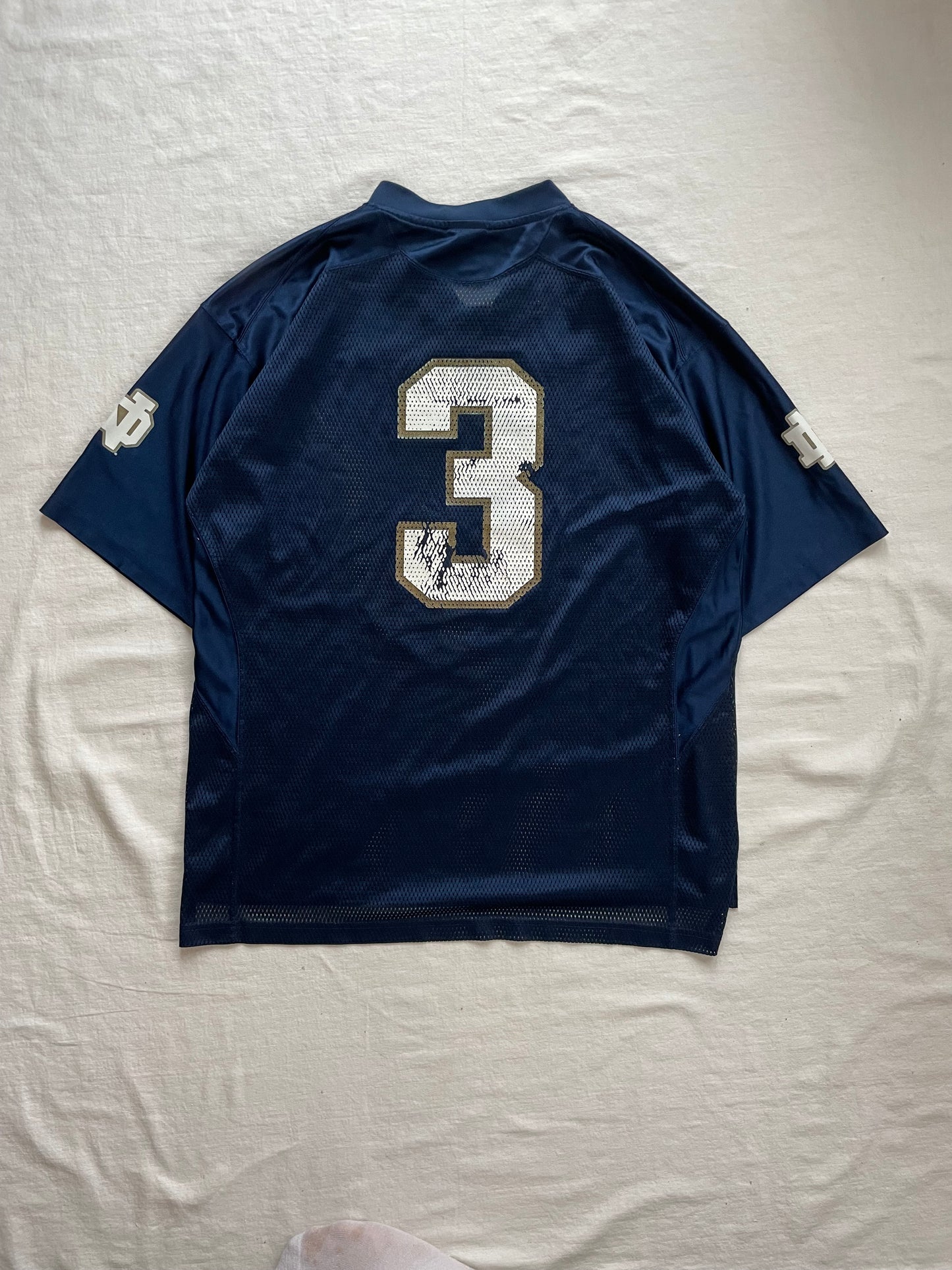 Vintage Notre Dame Football Jersey Large
