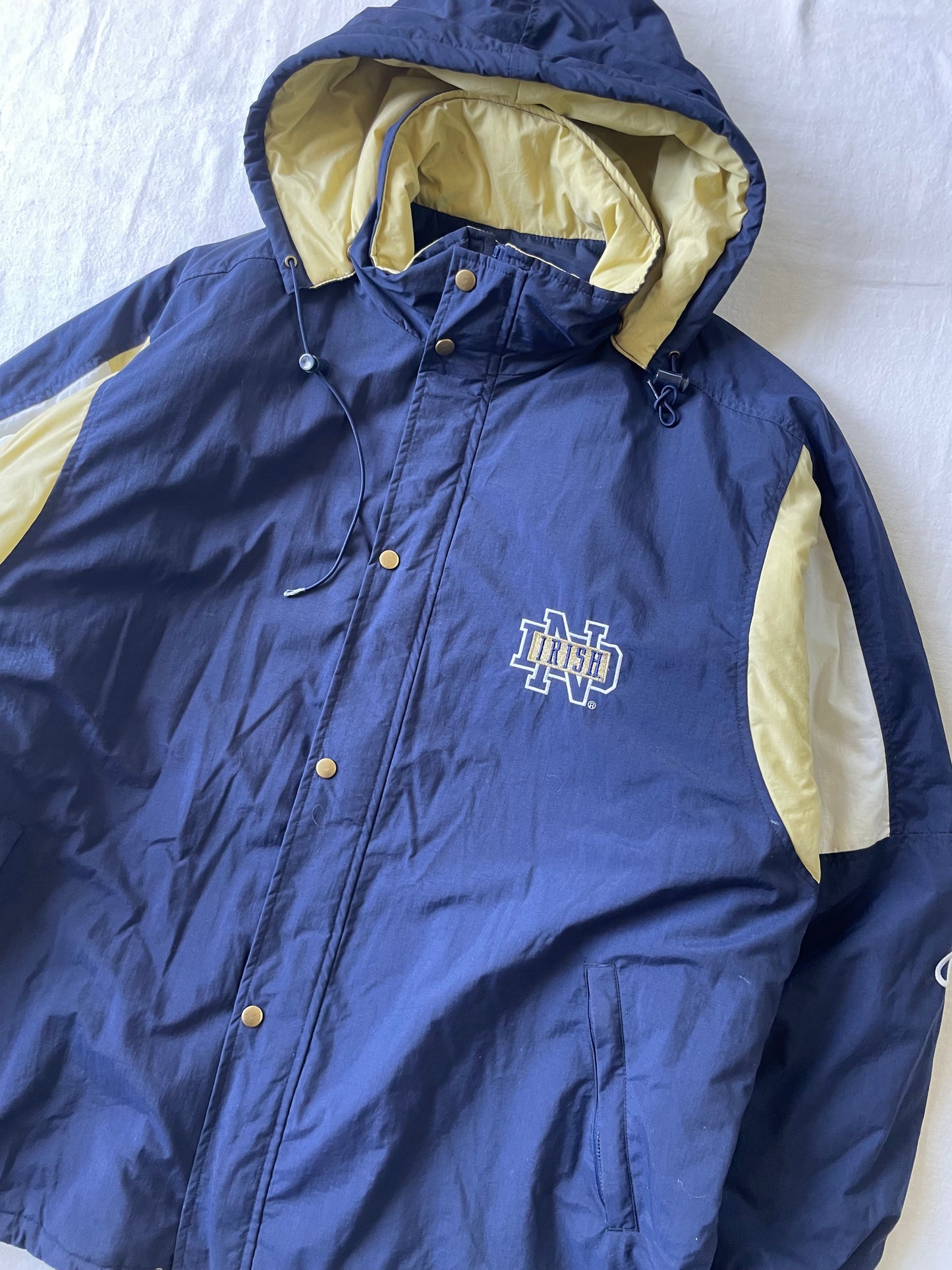 Vintage Notre Dame Puffer Jacket XLarge