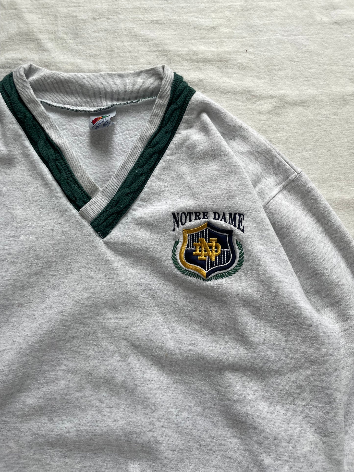 Vintage Notre Dame Sweater/Sweatshirt Large