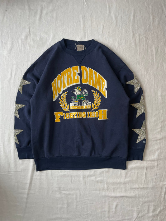 Vintage Notre Dame One Of A Kind Stars Crewneck XLarge